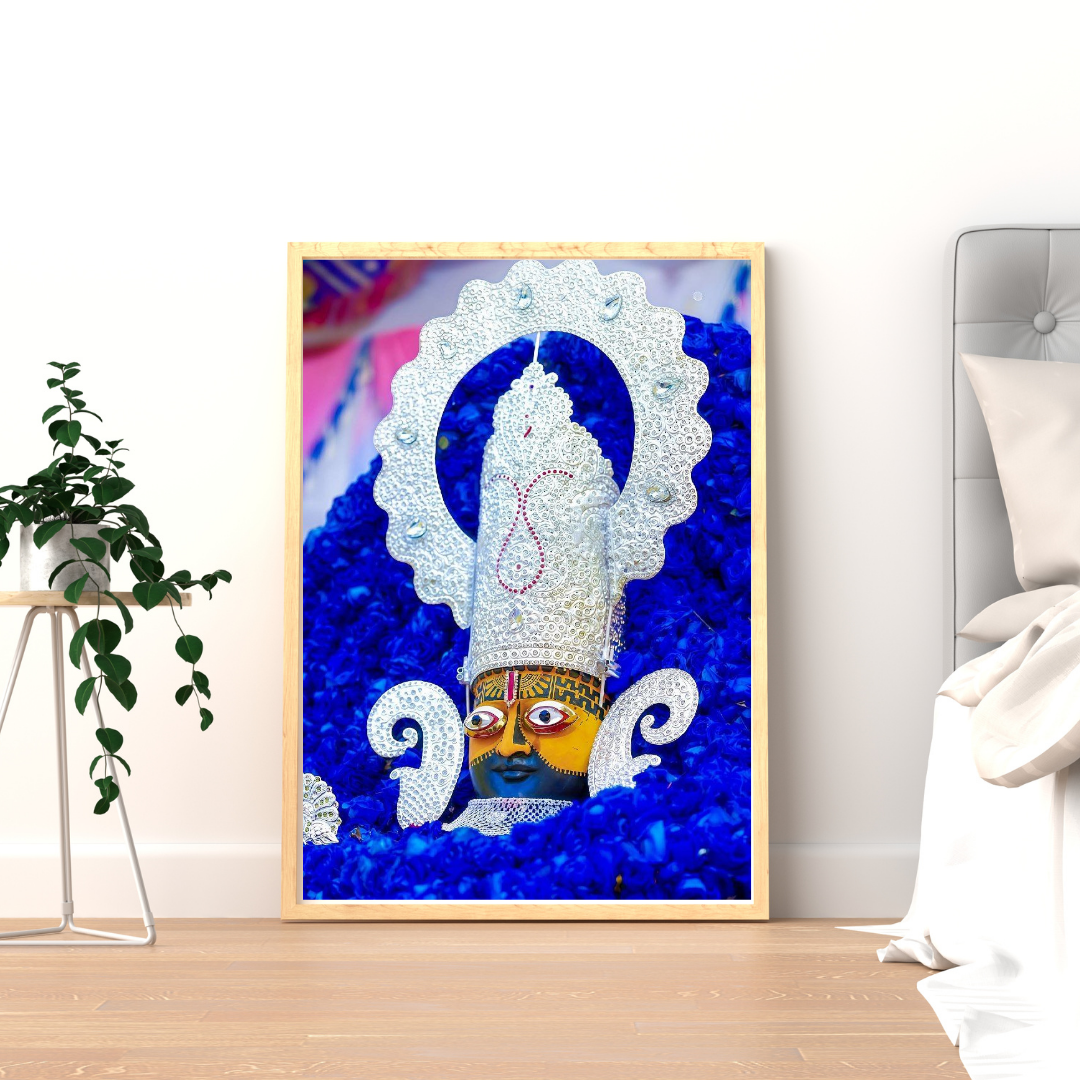 Dekozi Divine Khatu Shyam Ji Wall Art – Symbol of Faith, Protection & Eternal Blessings