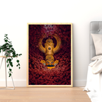 Divine Khatu Shyam Ji Wall Art – Symbol of Faith, Protection & Eternal Blessings