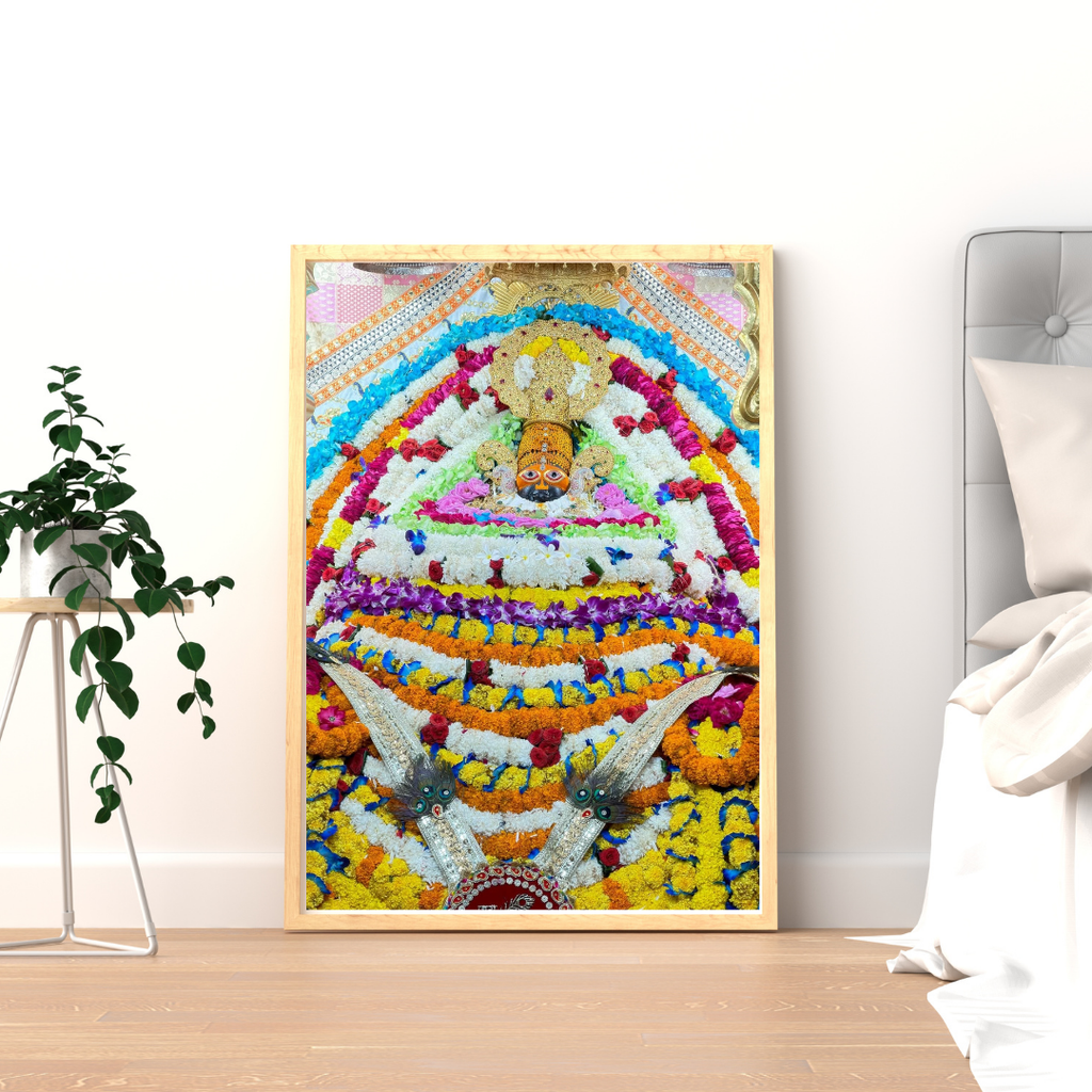 Divine KHATU SHYAM JI Wall Art – Symbol of Faith, Protection & Eternal Blessings