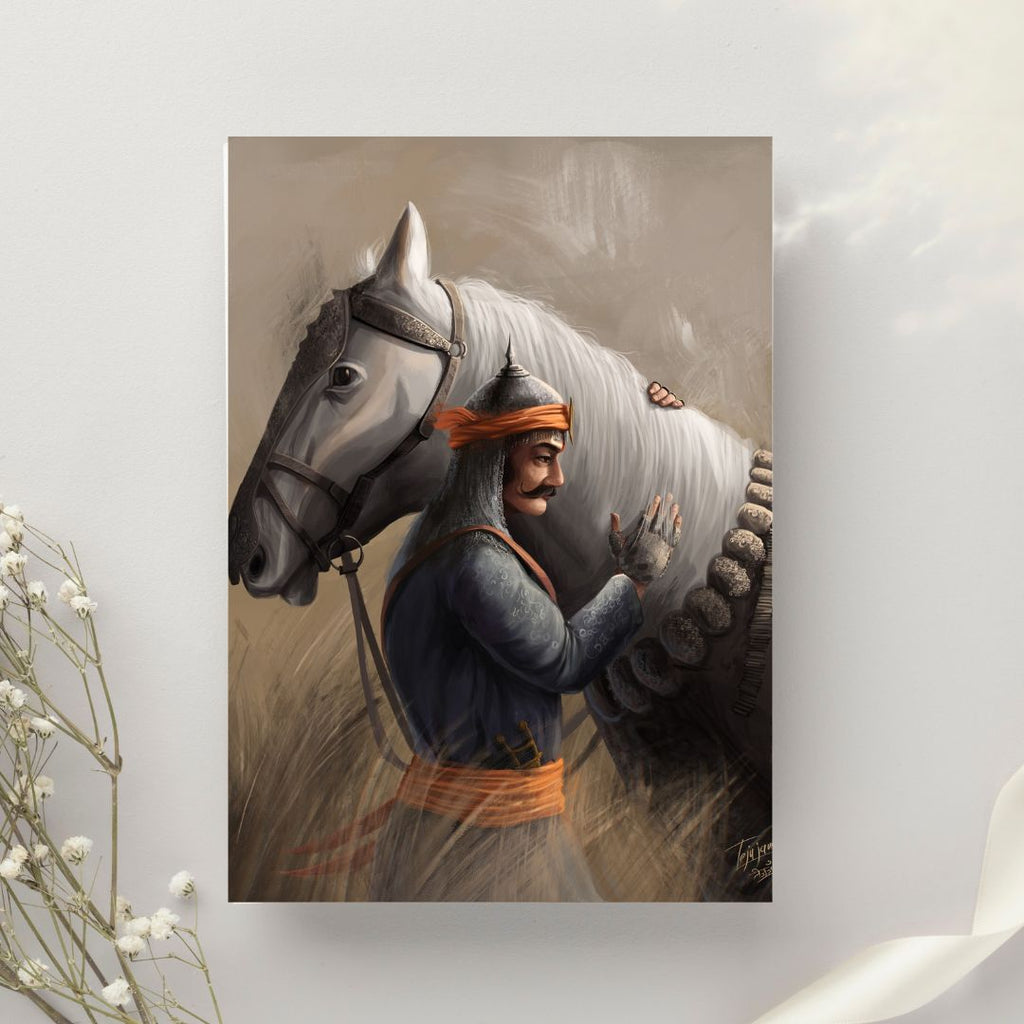 Dekozi Maharana Pratap Wall Art – Symbol of Courage, Pride & Royal Legacy