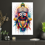 Dekozi Divine Jagannath Ji Wall Art – Symbol of Faith, Protection & Eternal Blessings