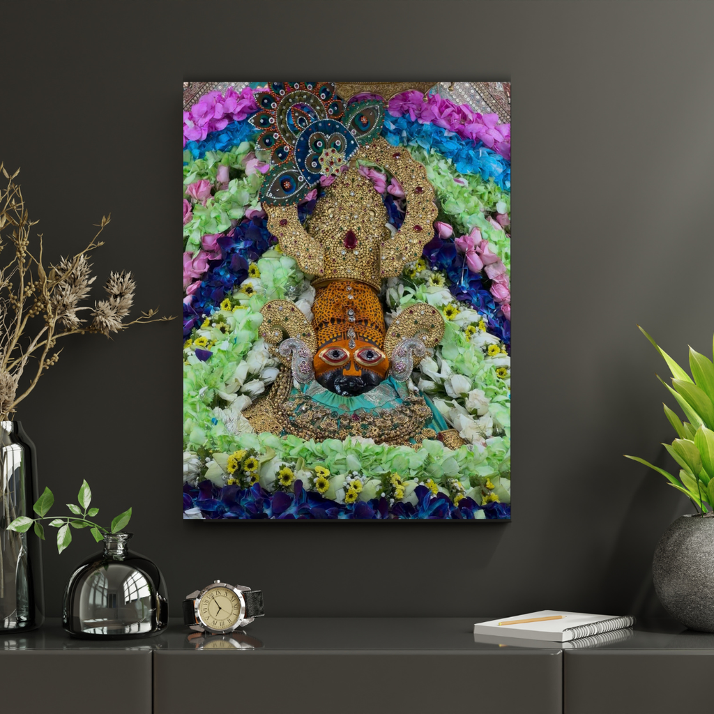Divine KHATU SHYAM JI Wall Art – Symbol of Faith, Protection & Eternal Blessings