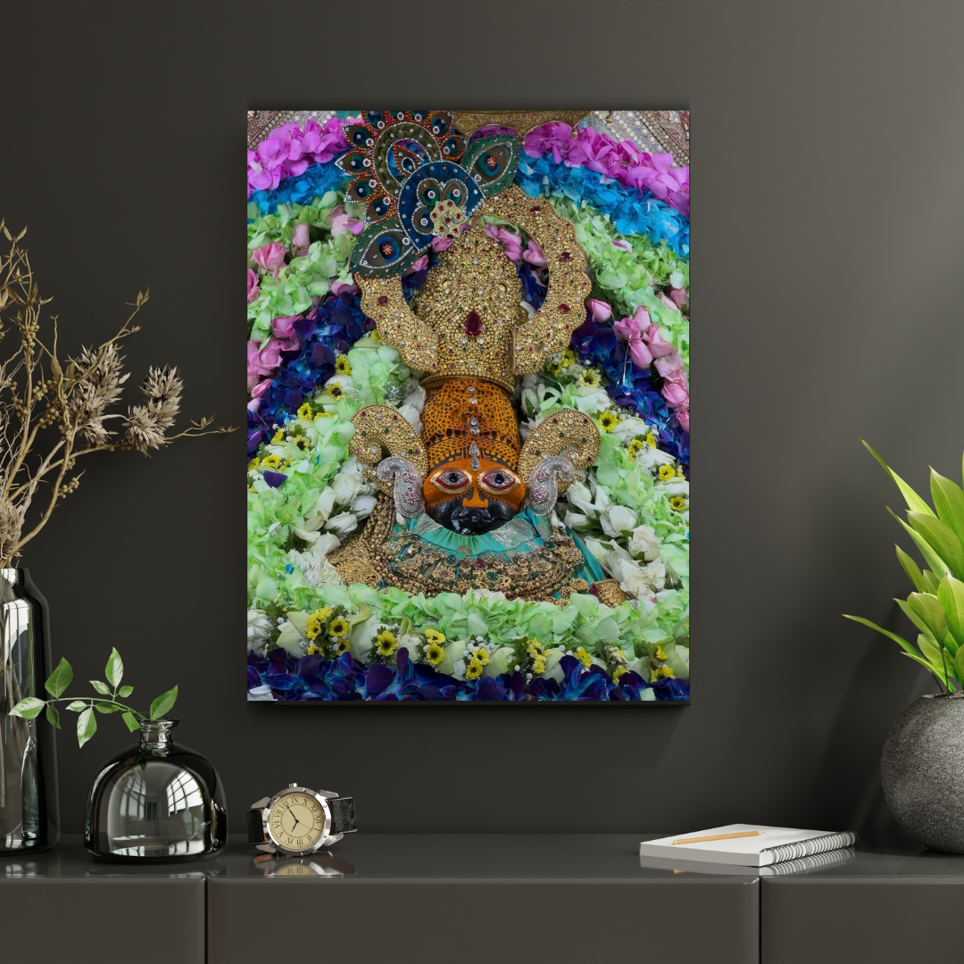 Divine KHATU SHYAM JI Wall Art – Symbol of Faith, Protection & Eternal Blessings
