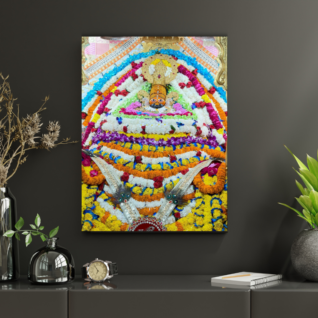 Divine KHATU SHYAM JI Wall Art – Symbol of Faith, Protection & Eternal Blessings