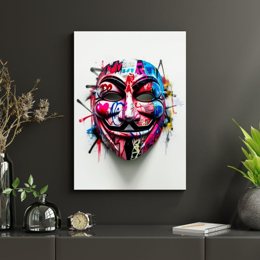 Pop Art Portrait Photo Frame Wall Art with Frame