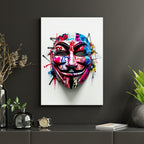Pop Art Portrait Photo Frame Wall Art with Frame