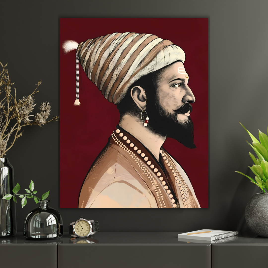 Dekozi Chhatrapati Shivaji Maharaj Wall Art – Symbol of Valor, Leadership & Swarajya