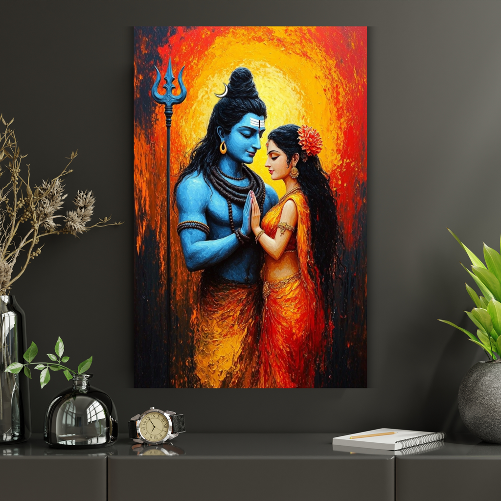 Shiva Parvati Wall Art