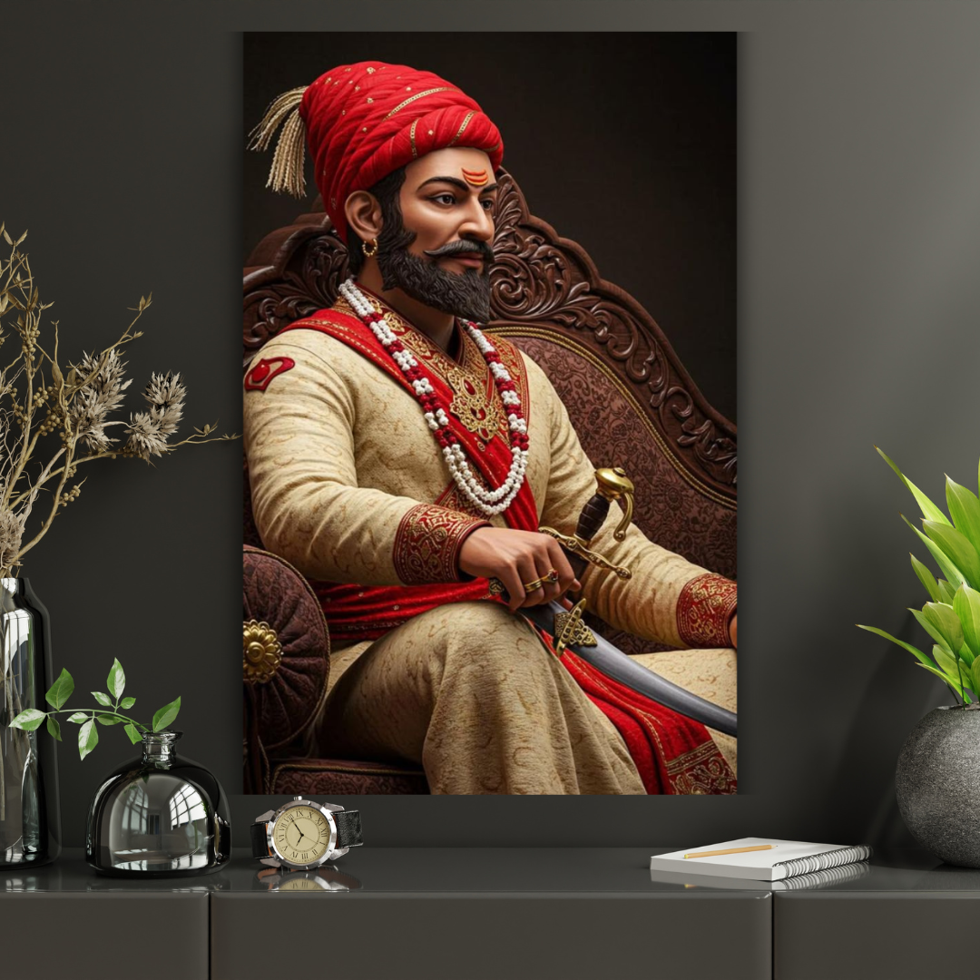 Dekozi Chhatrapati Shivaji Maharaj Wall Art – Symbol of Valor, Leadership & Swarajya