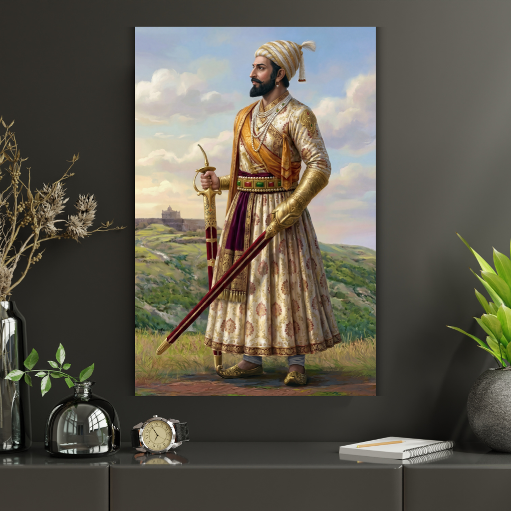 Dekozi Chhatrapati Shivaji Maharaj Wall Art – Symbol of Valor, Leadership & Swarajya