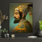 Dekozi Chhatrapati Shivaji Maharaj Wall Art – Symbol of Valor, Leadership & Swarajya