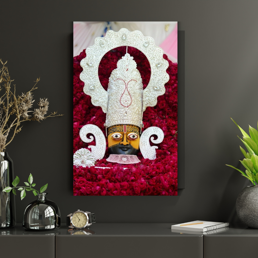 Dekozi Divine Khatu Shyam Ji Wall Art - Symbol of Faith, Protection & Eternal Blessings