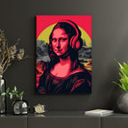 Pop Art Portrait Photo Frame Wall Art with Frame