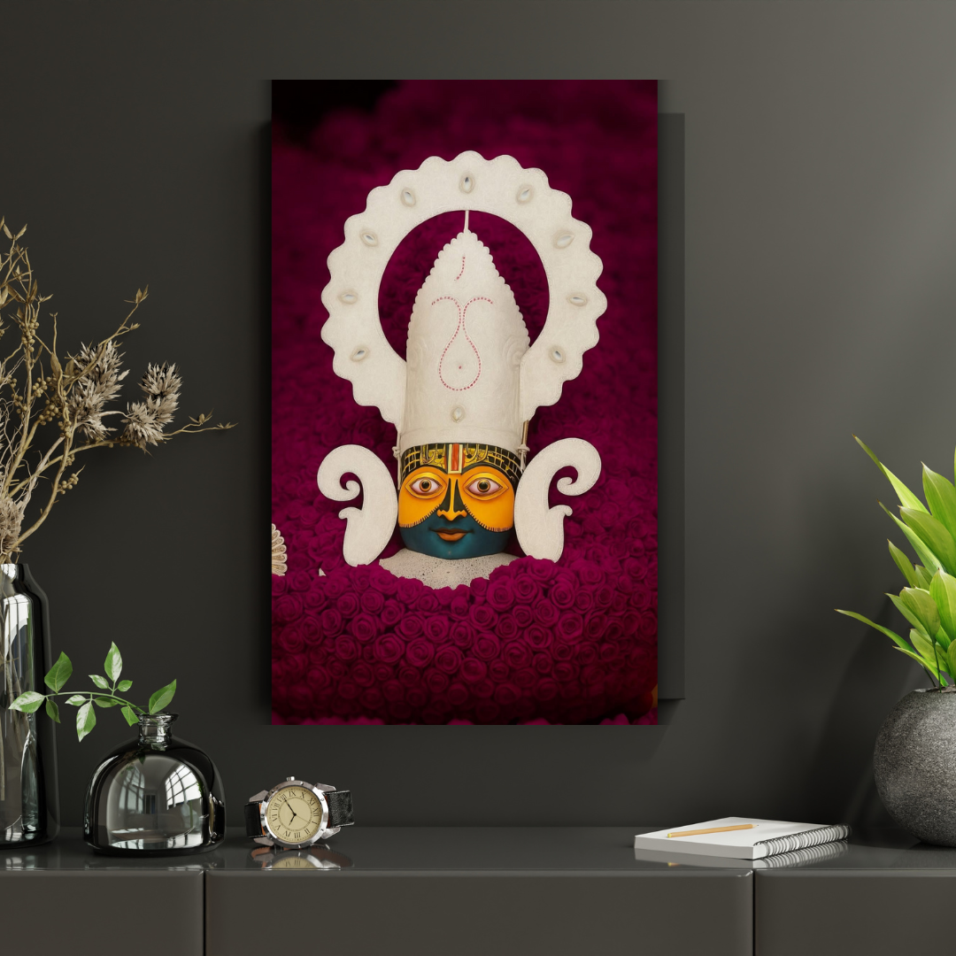 Divine KHATU SHYAM JI Wall Art – Symbol of Faith, Protection & Eternal Blessings