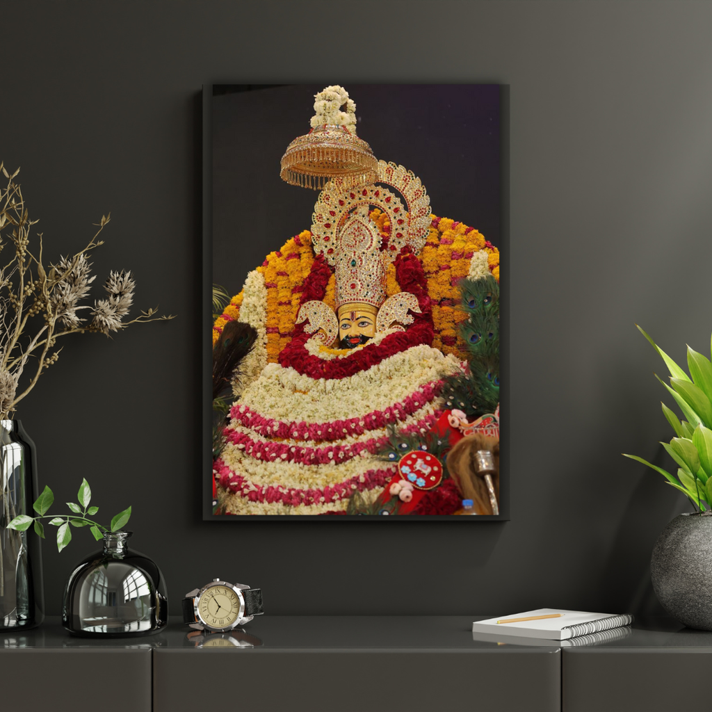 Dekozi Khatu Shyam Ji Wall Art – Symbol of Faith, Devotion & Divine Blessings