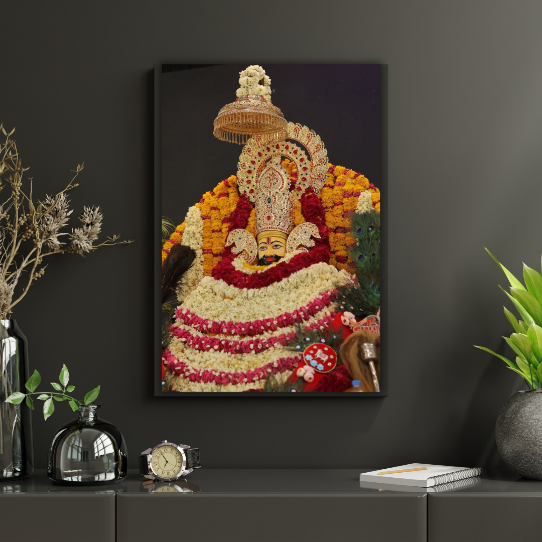 Dekozi Khatu Shyam Ji Wall Art – Symbol of Faith, Devotion & Divine Blessings