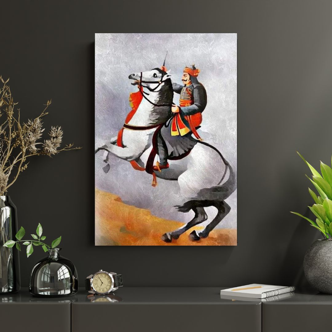 Dekozi Maharana Pratap Wall Art – Symbol of Courage, Pride & Royal Legacy