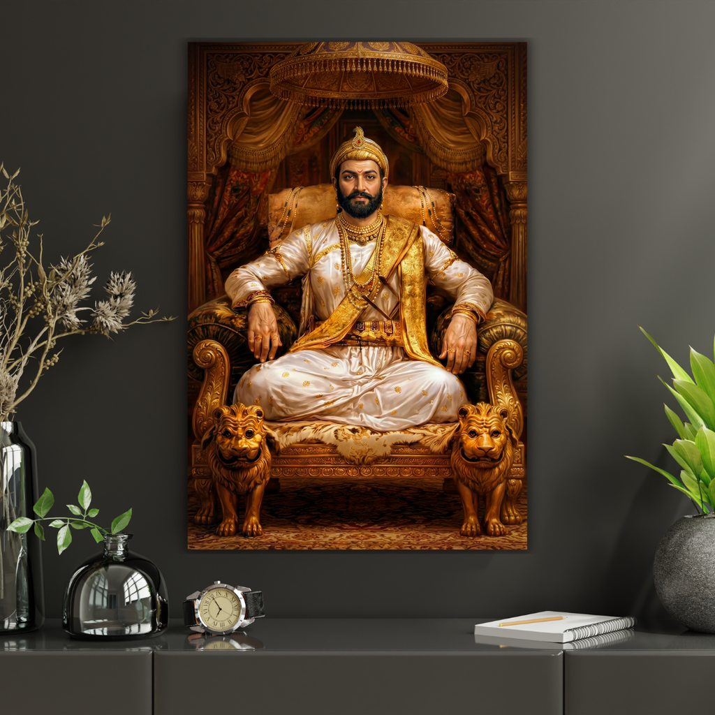 Dekozi Chhatrapati Shivaji Maharaj Wall Art – Symbol of Valor, Leadership & Swarajya