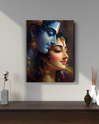 Dekozi Krishna Wall Art – Divine Portrait | Framed Canvas & Photo Print for Spiritual Home & Office Decor