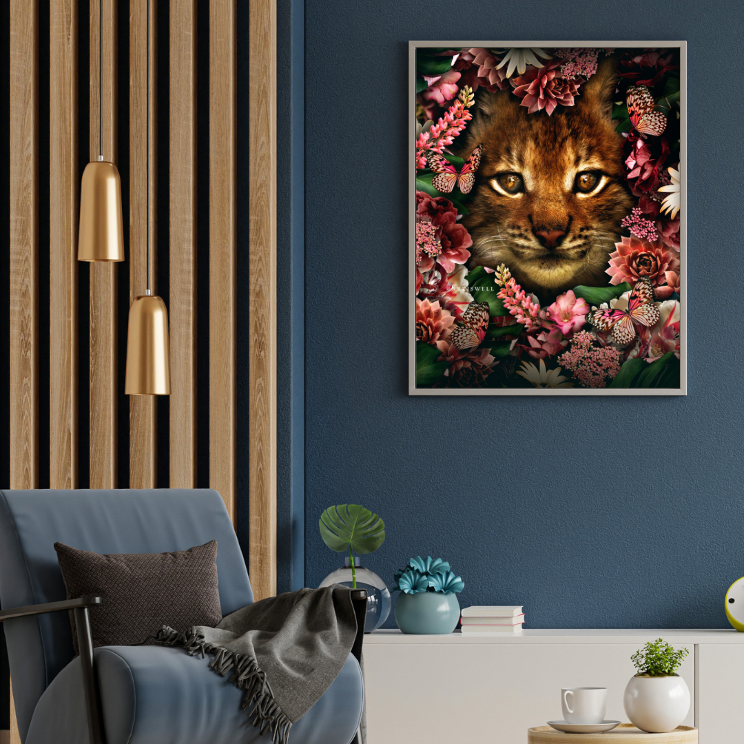 Dekozi Originals Exclusive Premium Cat Wall Art | Art is Well By Shaunak