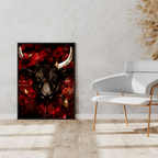 Dekozi Originals Exclusive Premium Bull Wall Art | Art is Well By Shaunak