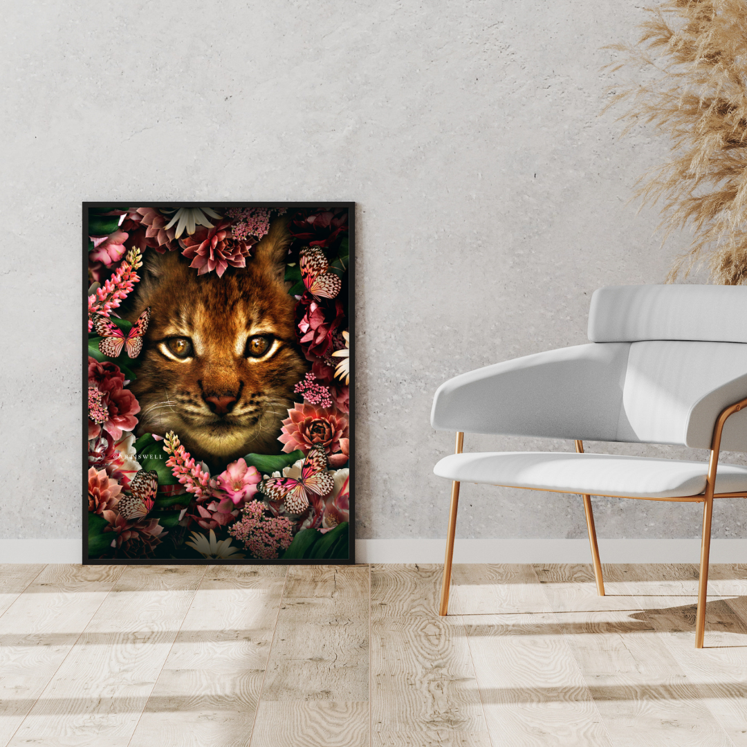 Dekozi Originals Exclusive Premium Cat Wall Art | Art is Well By Shaunak