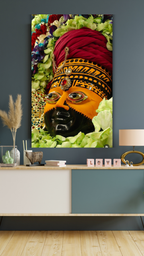 Divine KHATU SHYAM JI Wall Art – Symbol of Faith, Protection & Eternal Blessings