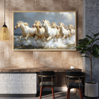 Seven Horses Vastu Photo Wall Art