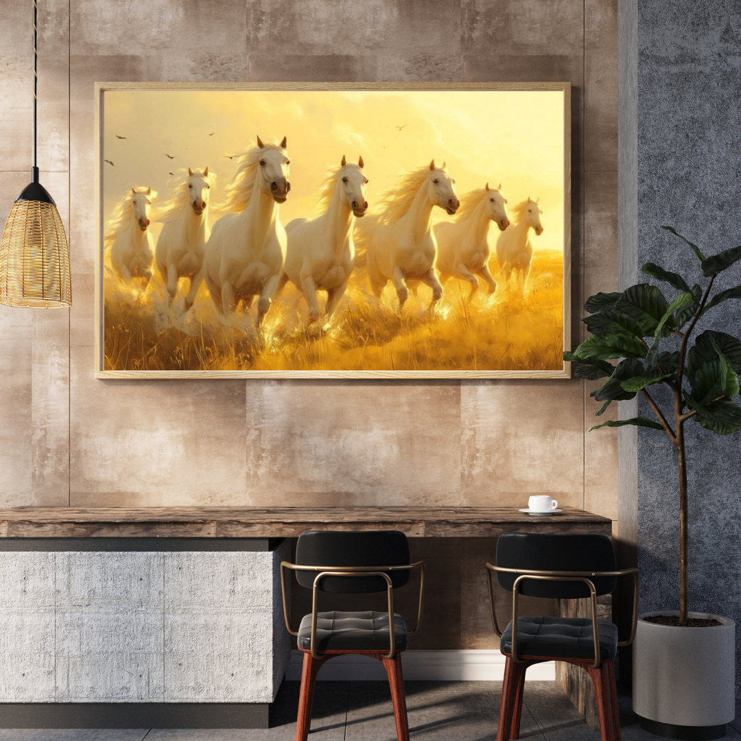 Seven Horses Vastu Wall Art