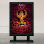 Divine Khatu Shyam Ji Wall Art – Symbol of Faith, Protection & Eternal Blessings