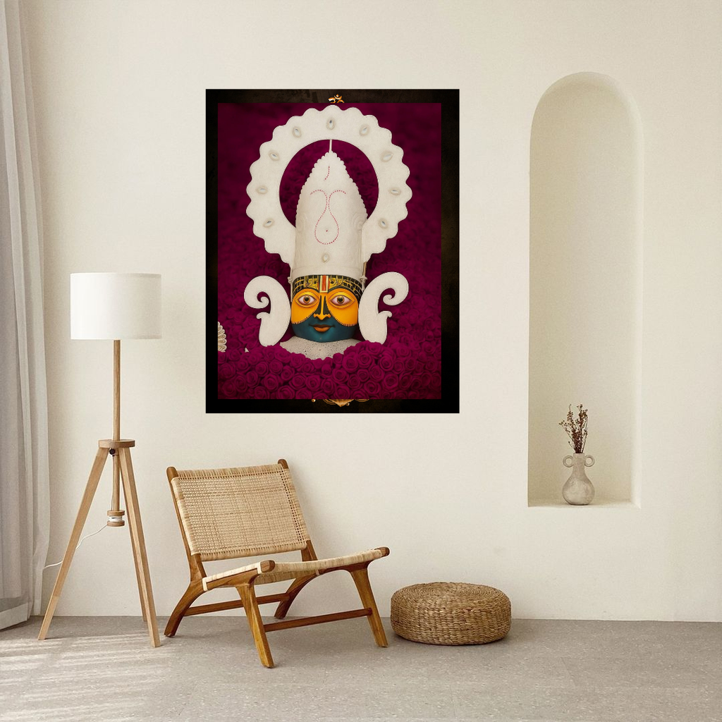 Dekozi Khatu Shyam Ji Wall Art – Symbol of Faith, Devotion & Divine Blessings