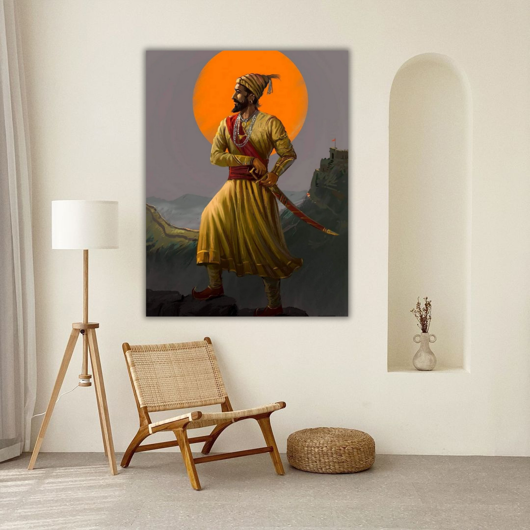 Dekozi Chhatrapati Shivaji Maharaj Wall Art – Symbol of Valor, Leadership & Swarajya