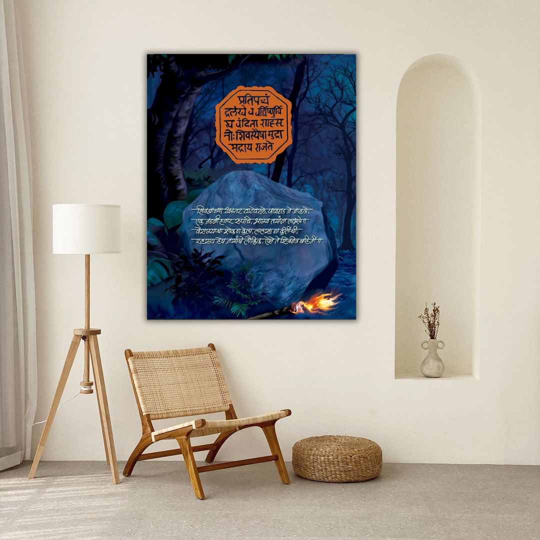 Dekozi Chhatrapati Shivaji Maharaj Wall Art – Symbol of Valor, Leadership & Swarajya