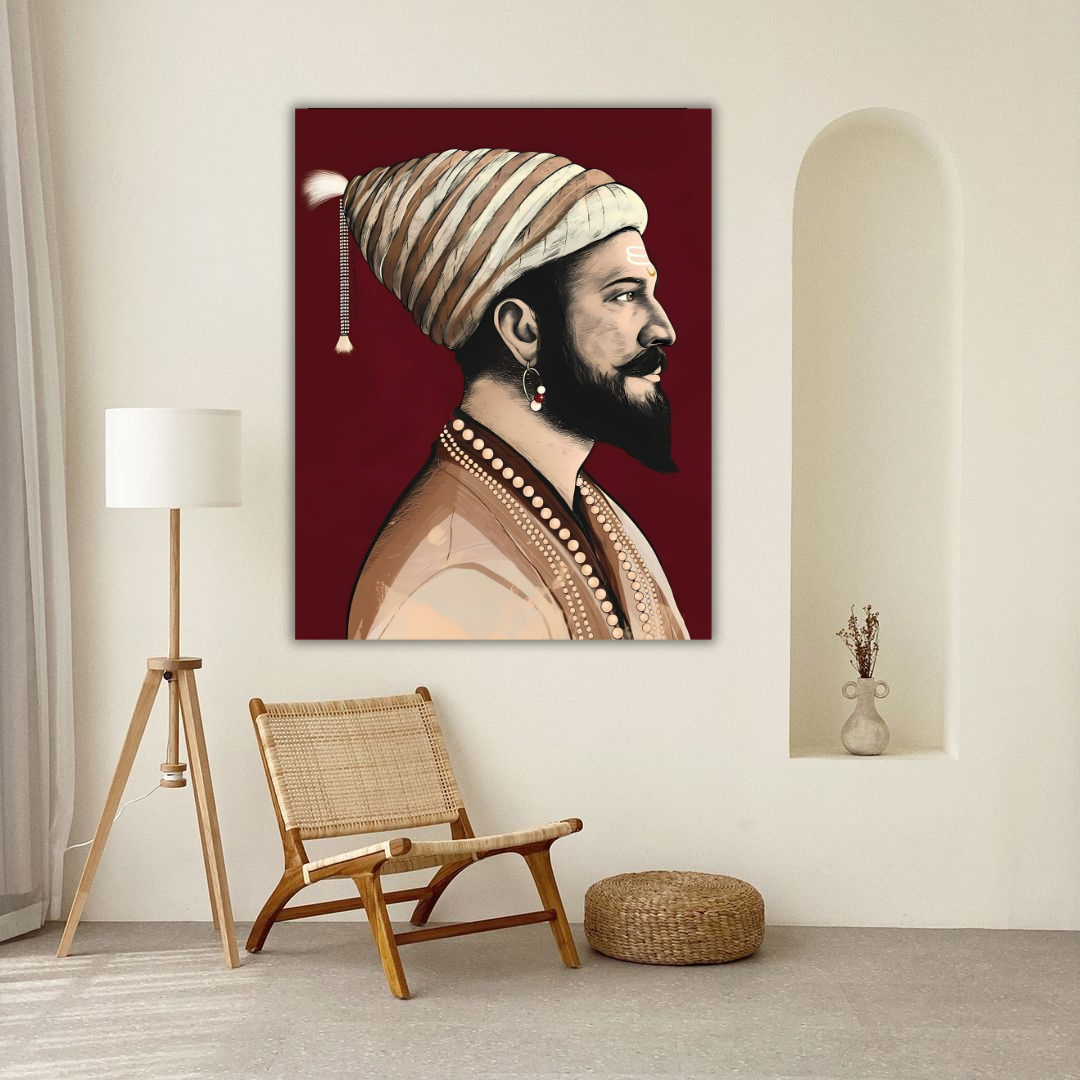 Dekozi Chhatrapati Shivaji Maharaj Wall Art – Symbol of Valor, Leadership & Swarajya