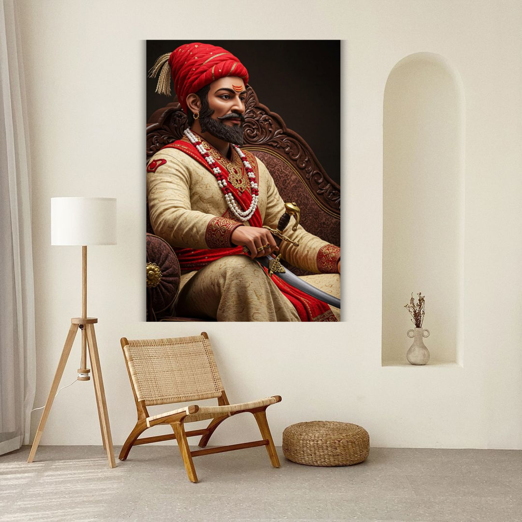Dekozi Chhatrapati Shivaji Maharaj Wall Art – Symbol of Valor, Leadership & Swarajya