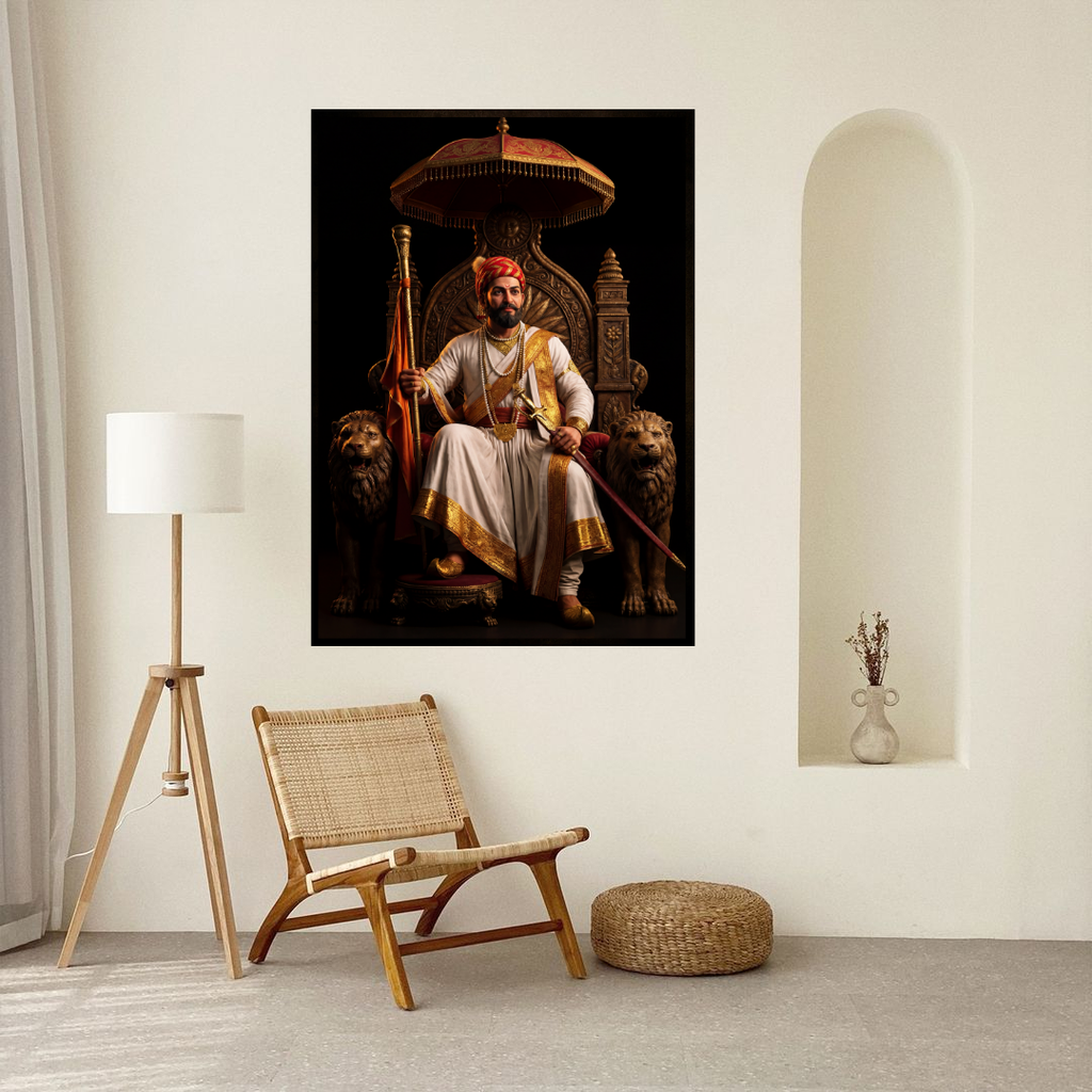 Dekozi Chhatrapati Shivaji Maharaj Wall Art – Symbol of Valor, Leadership & Swarajya