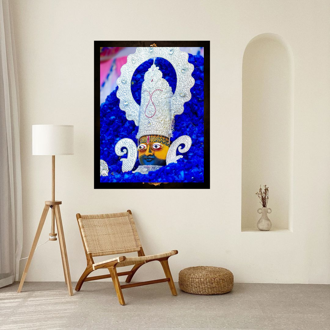 Dekozi Divine Khatu Shyam Ji Wall Art – Symbol of Faith, Protection & Eternal Blessings