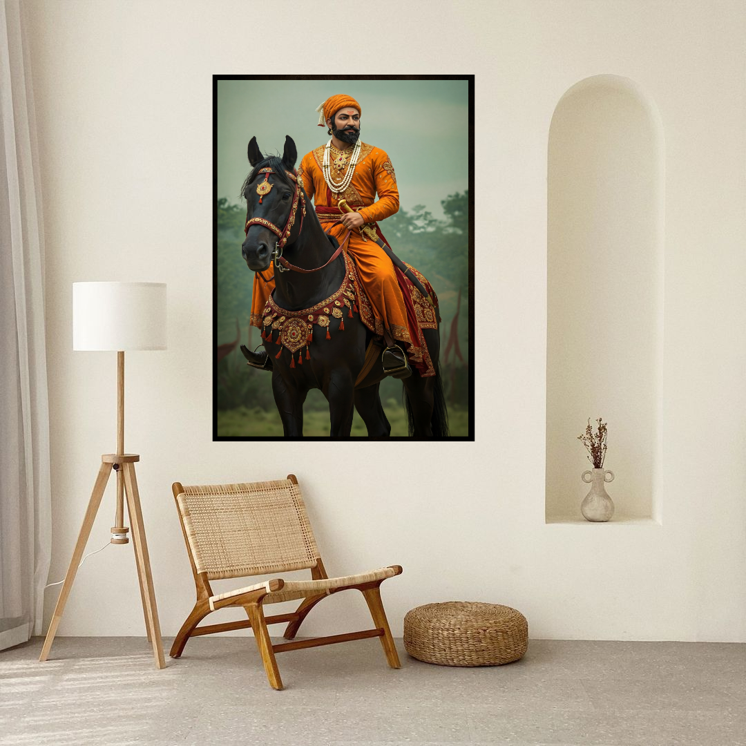 Dekozi Chhatrapati Shivaji Maharaj Wall Art – Symbol of Valor, Leadership & Swarajya