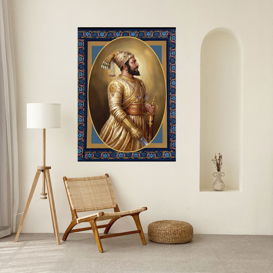 Dekozi Chhatrapati Shivaji Maharaj Wall Art – Symbol of Valor, Leadership & Swarajya
