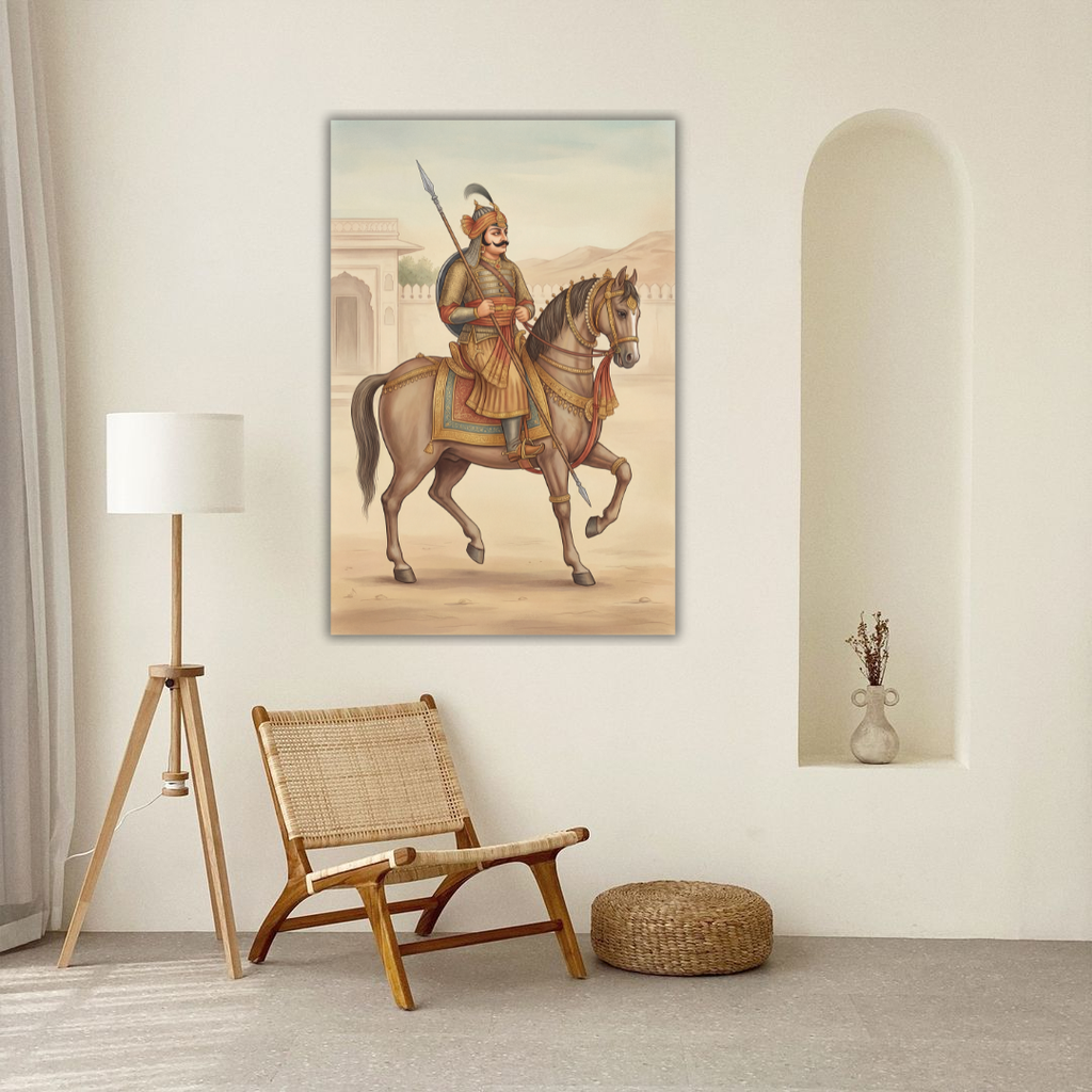 Dekozi Maharana Pratap Wall Art – Symbol of Courage, Pride & Royal Legacy
