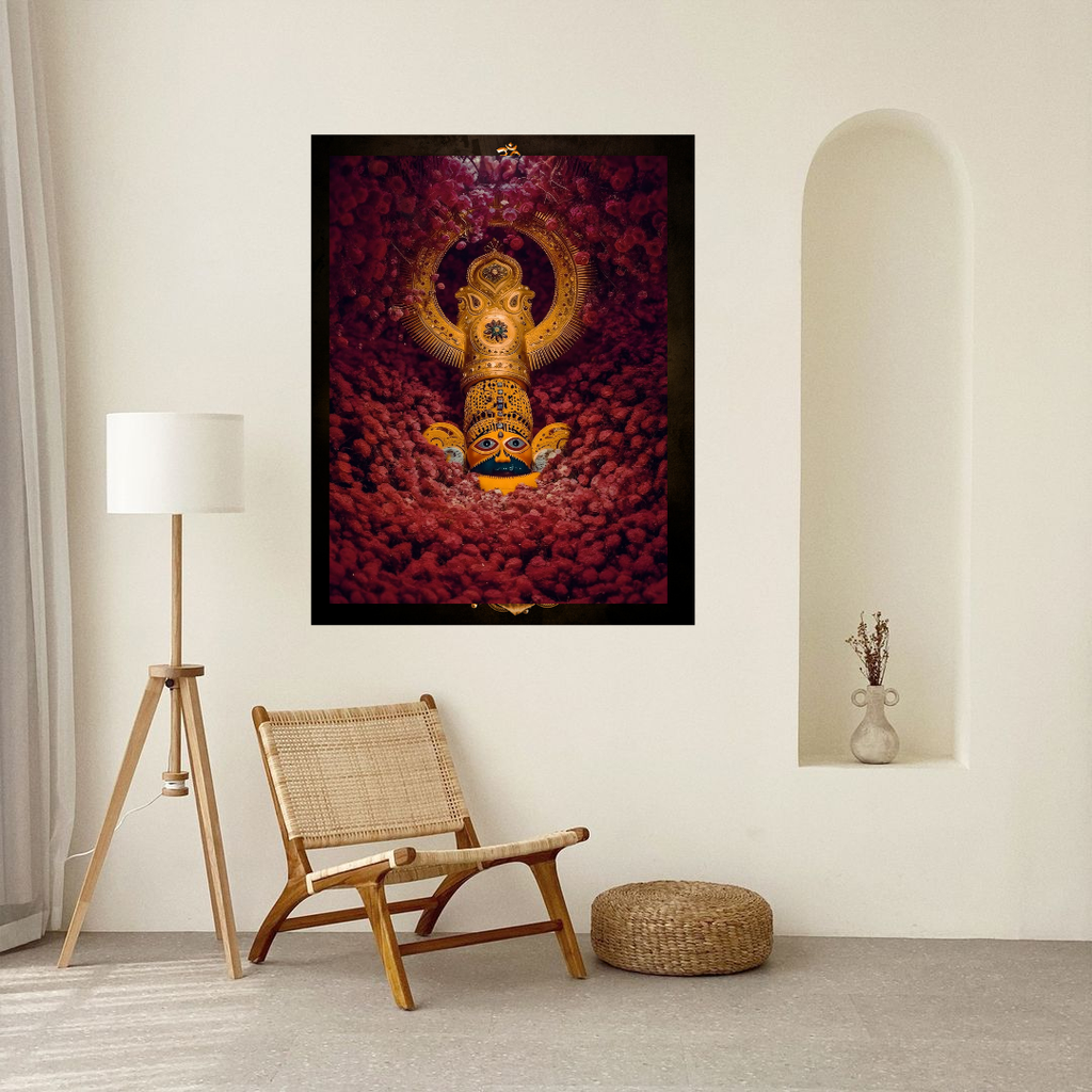 Divine Khatu Shyam Ji Wall Art – Symbol of Faith, Protection & Eternal Blessings