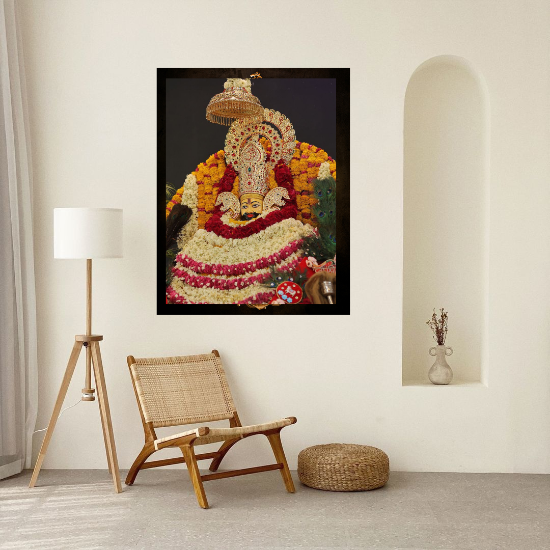 Dekozi Khatu Shyam Ji Wall Art – Symbol of Faith, Devotion & Divine Blessings