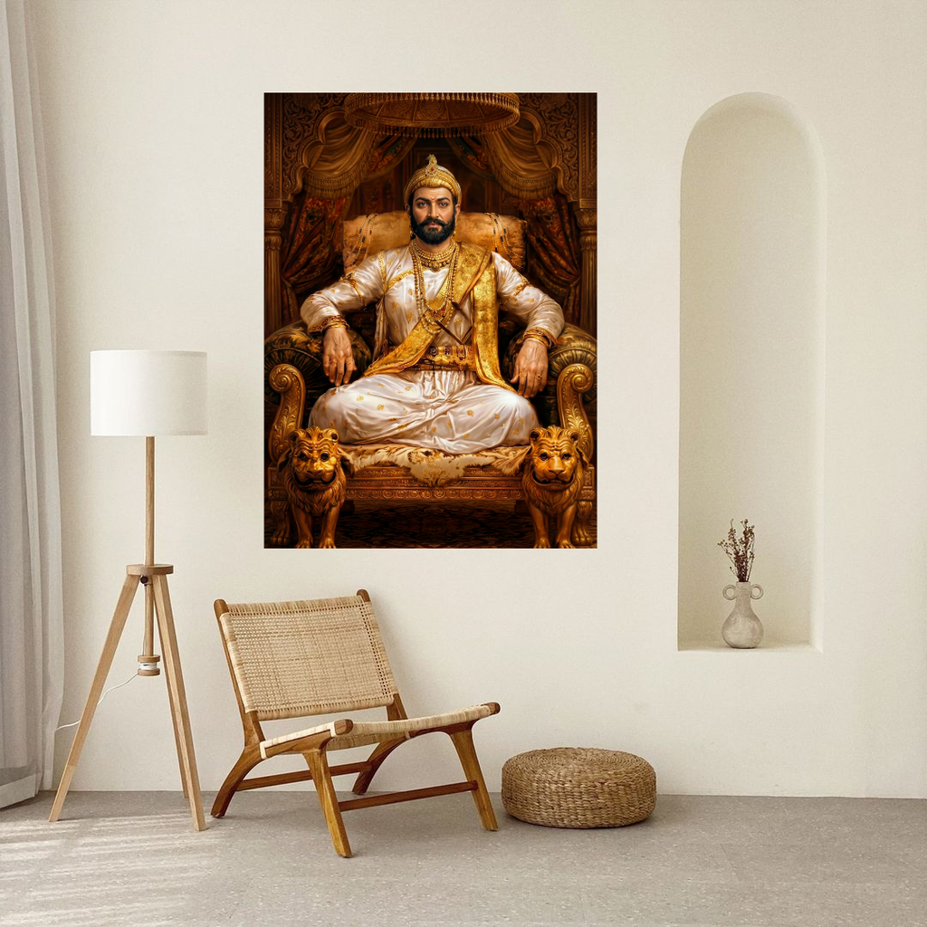 Dekozi Chhatrapati Shivaji Maharaj Wall Art – Symbol of Valor, Leadership & Swarajya