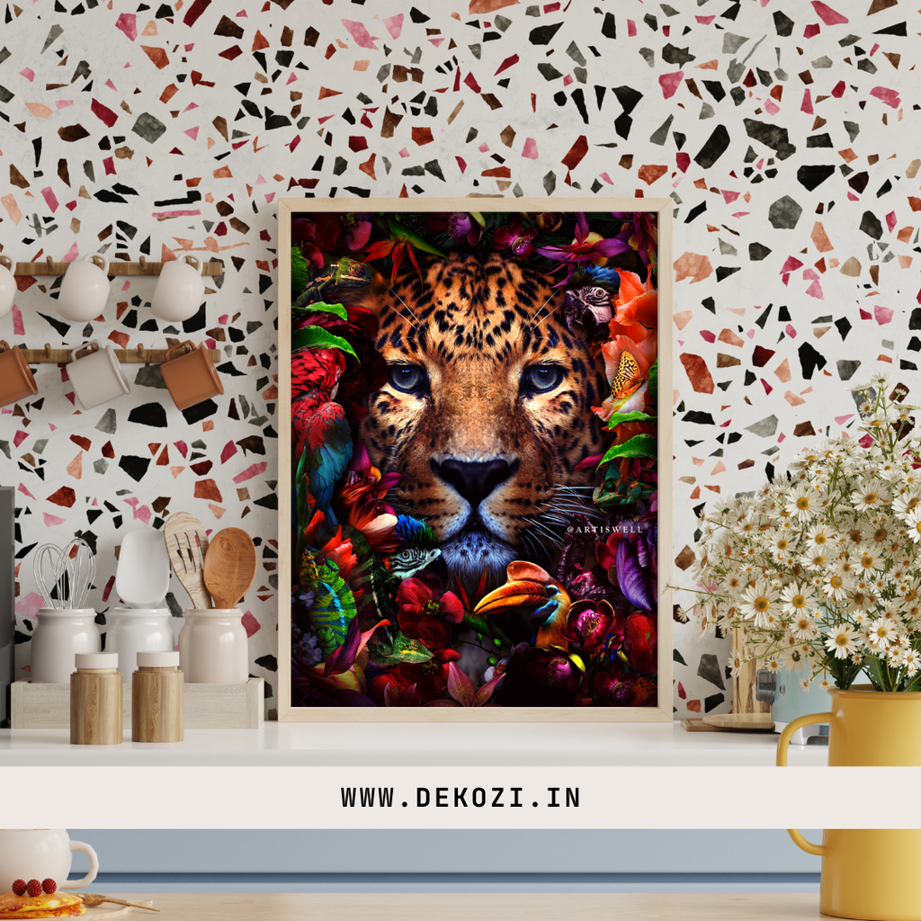 Dekozi Originals Exclusive Premium Leopard Wall Art | Art is Well By Shaunak