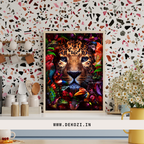 Dekozi Originals Exclusive Premium Leopard Wall Art | Art is Well By Shaunak