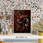 Dekozi originals Framed Abstract Gorilla Artwork