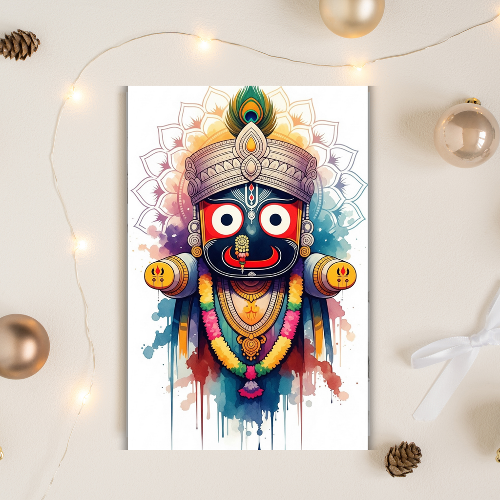 Dekozi Divine Jagannath Ji Wall Art – Symbol of Faith, Protection & Eternal Blessings