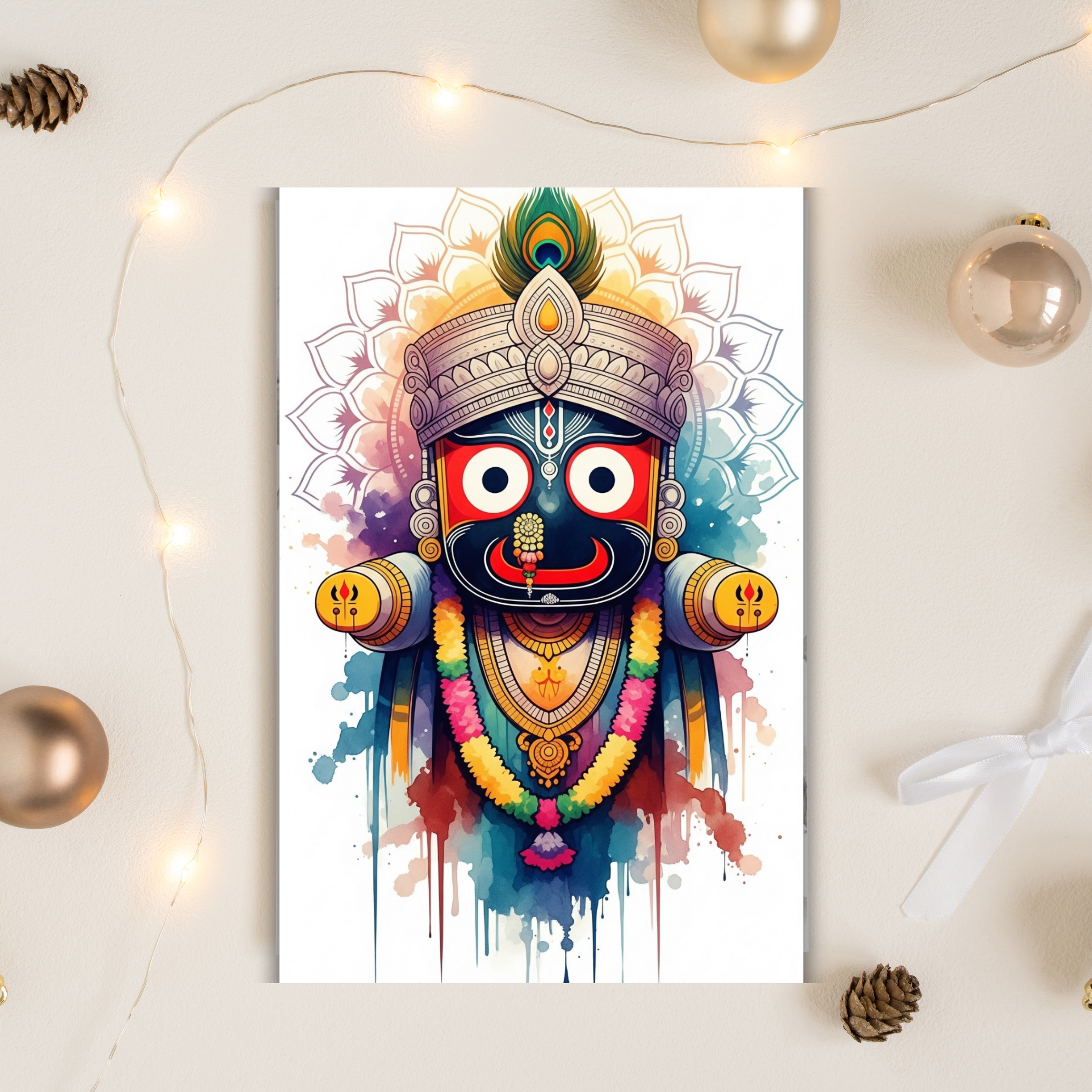 Dekozi Divine Jagannath Ji Wall Art – Symbol of Faith, Protection & Eternal Blessings