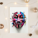 Pop Art Portrait Photo Frame Wall Art with Frame