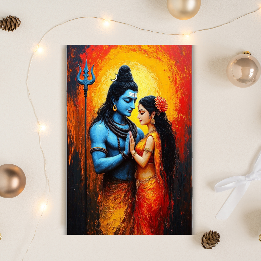 Shiva Parvati Wall Art